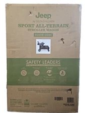 Jeep Sport All-Terrain Stroller Wagon by Delta Children - Includes Canopy,...
