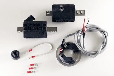 Dynatek DSK6-2 Points Repl Dyna S Single Fire Ignition & 2 Coils For 1970-98 H-D