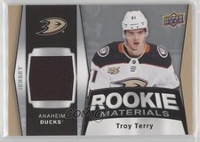 2018-19 Upper Deck Rookie Materials Troy Terry #RM-TT i9k