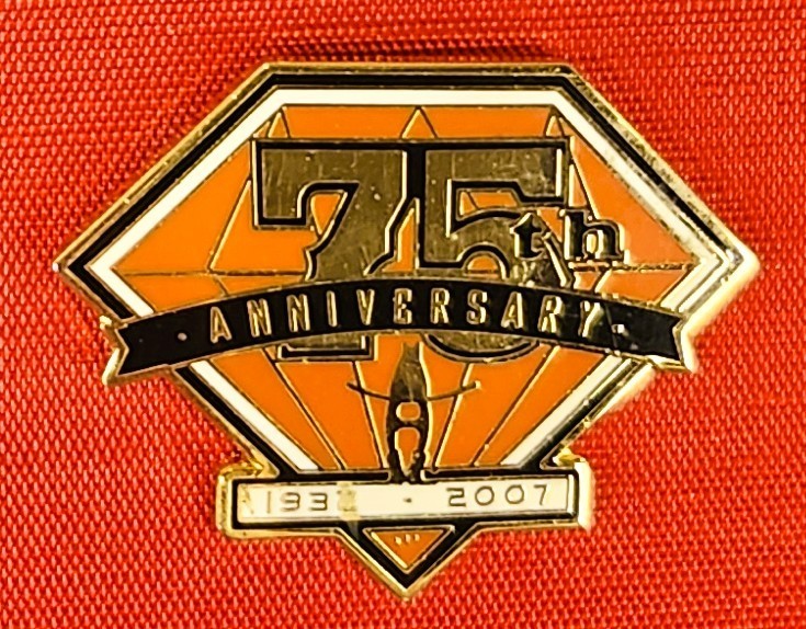 2007 Houston Livestock Show and Rodeo 75th Anniversary Badge