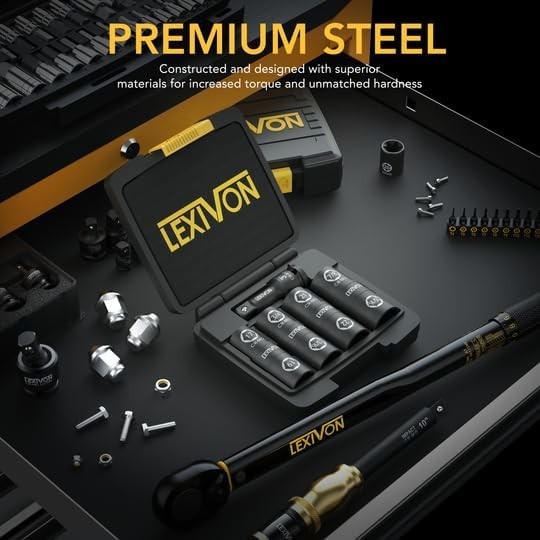 LEXIVON Lug Nut Impact Socket Set, 1/2-Inch Drive | Innovative 8-IN-4 Flip Socke