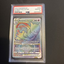 Pokémon TCG Mewtwo VSTAR Secret Rare Card 079/078 Pokemon Go PSA 10