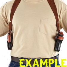 Shoulder Holster Double Mag Pouch Compatible w/ Sig Sauer P226R DAK W/RAILS