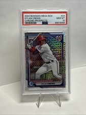 Dylan Crews 2024 Bowman Chrome Prospect Mega Box Mojo Refractor PSA 10 #BCP-23