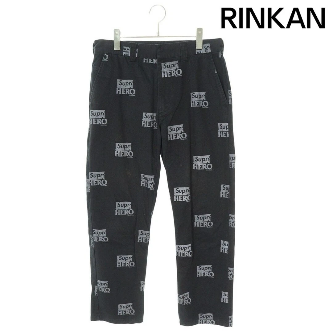 Pantalon de travail Supreme x Untie Hero ANTIHERO 20SS motif complet coton pantalon long occasion