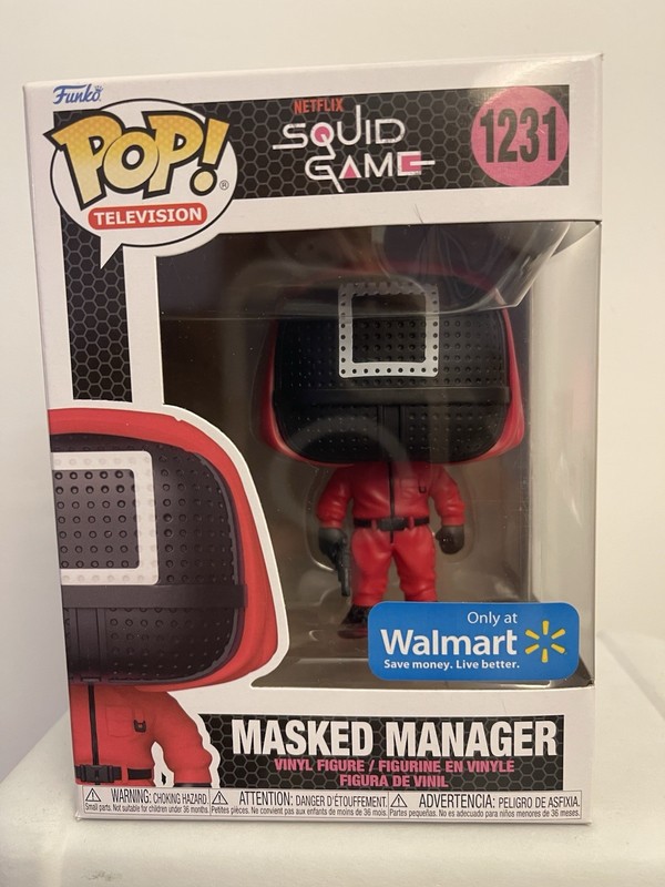 Funko Pop! Vinyl: Squid Game Masked Manager 1231 Walmart Exclusive