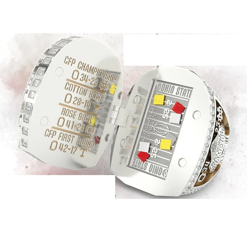 Anillo de Campeonato Oficial 2025 Ohio State Buckeyes NCAA, Con Caja Foto 2 de 4