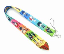My Hero Academia Anime Cute Lanyard Cosplay Badge Pin Keychain Charm Phone Keys
