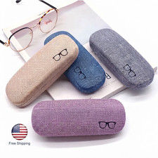 Hard Eyeglasses Case for Men Women Portable Glasses Holder Storage Box