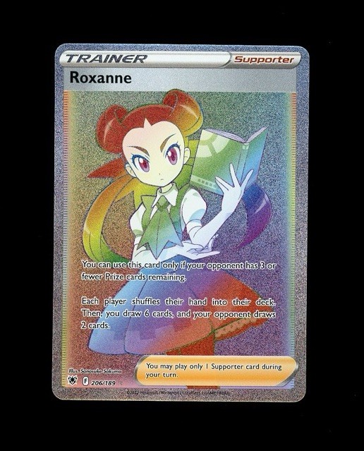 2022 Pokemon ASTRAL RADIANCE ROXANNE SECRET RARE HOLO 206/189! NM 
