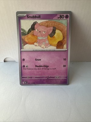 Snubbull 087/197 Common Obsidian Flames Pokemon Near Mint