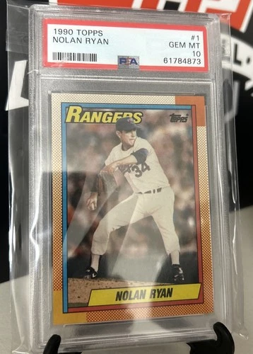 HOF MLB 1990 Topps - Nolan Ryan #1 PSA 10 🐐