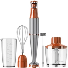 Immersion Blender Handheld Corded Hand Blenders Set 1100W, Trigger Variable S...