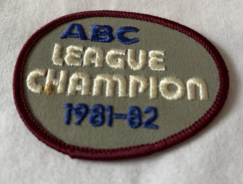 Collectible New ABC Bowling League Champion 1981-82 Patch