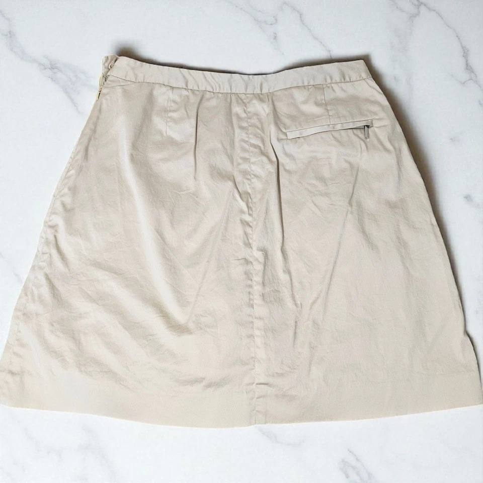 Falda corta Ralph Lauren Golf caqui hasta la rodilla talla 10 Foto 4 de 4