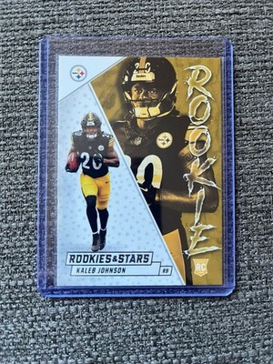 2025 Panini Rookies and Stars Kaleb Johnson Rookie Exclusive RC #13 Steelers