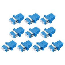 Fiber Optical Coupler LC to LC UPC, Single Mode Duplex Adapter,10pcs