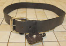 NWT Michael Kors Men’s Belt Black Leather Size L  43" x 1.5" S5458MA On Sale