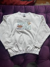 Vintage Super Bowl XXX 30 Cowboys Steelers Grey Logo7 Crewneck Sweatshirt 90s
