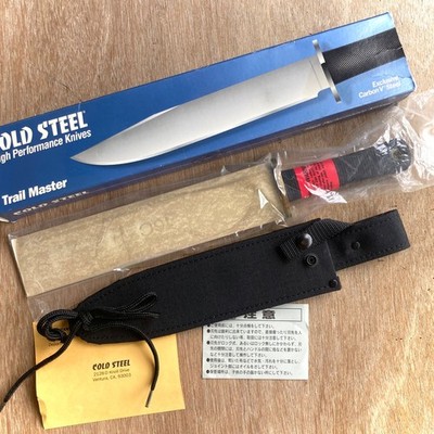 Cold Steel Trail Master #16C Carbon V NOS w/ Box Papers Sheath
