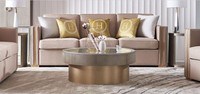 Dreisitzer Design Polster Sitz Textil Sofa 3 Sitzer MöBel Beige Neu Luxus MöBel