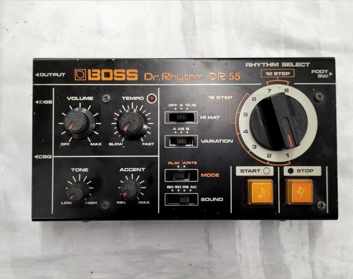 Roland Boss Dr-55 DR55 Dr Rhythm Analogue Drum Machine for sale