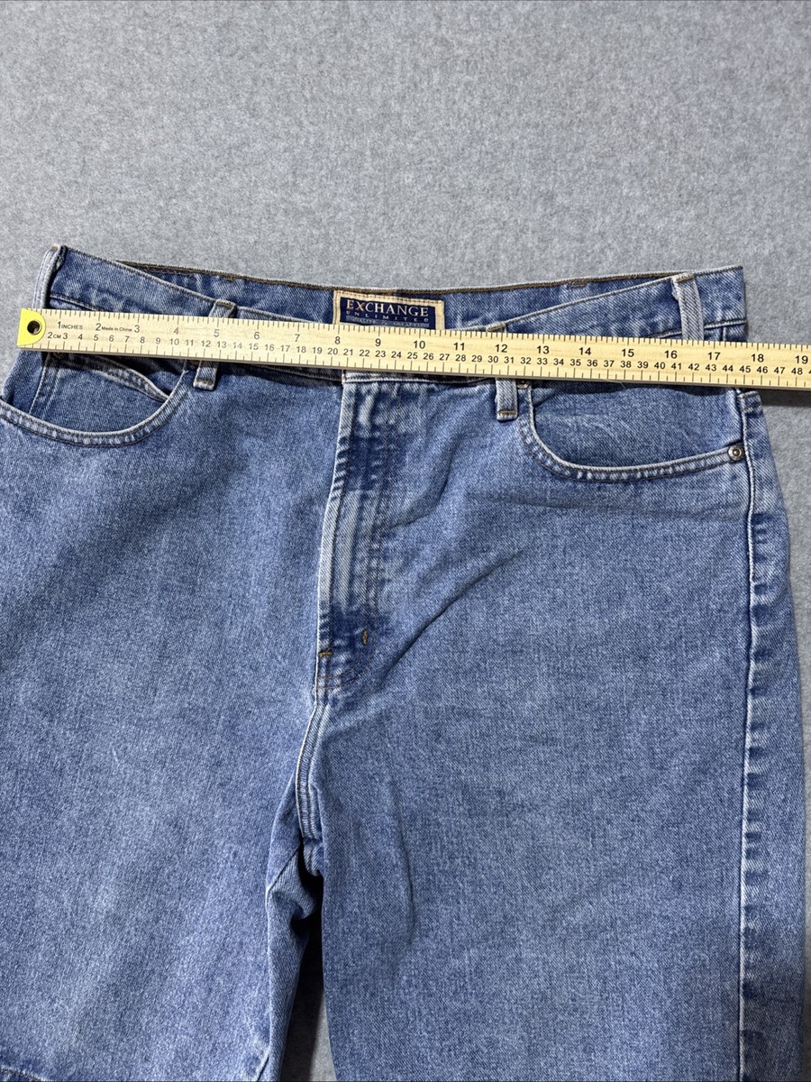 Exchange Shorts Unlimited Denim Jean Vintage Y2K Jorts Men's Size