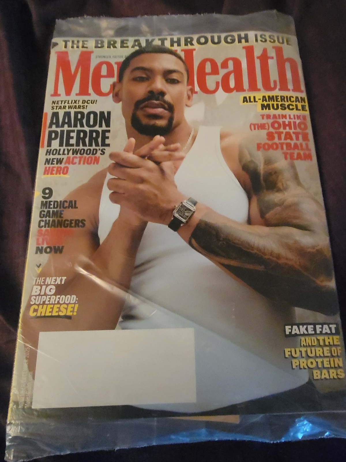 Men's Health  November / December 2025  AAron Pierre