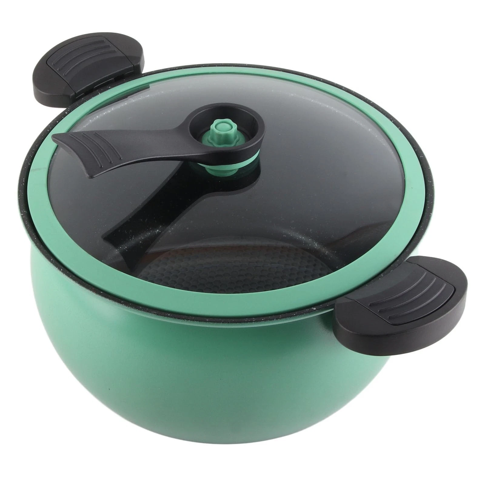 Micro Pressure Cooker Fast Cooking Cookware, 31 * 28 * 17cm Non Stick Microwa...