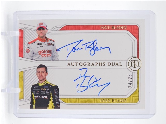 DAVE BLANEY RYAN BLANEY 2023 NATIONAL TREASURES DUAL AUTO /25 Q1887