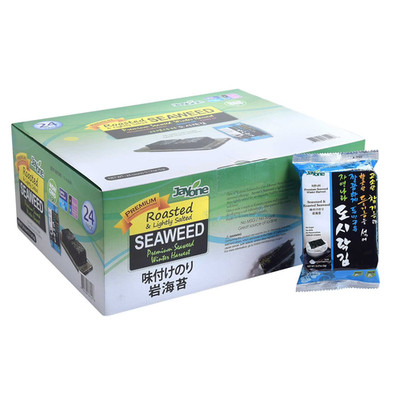 Jayone Roasted & Lightly Salted Seaweed (0.17 oz. bags, 24 ct.) FREE SHIPPING
