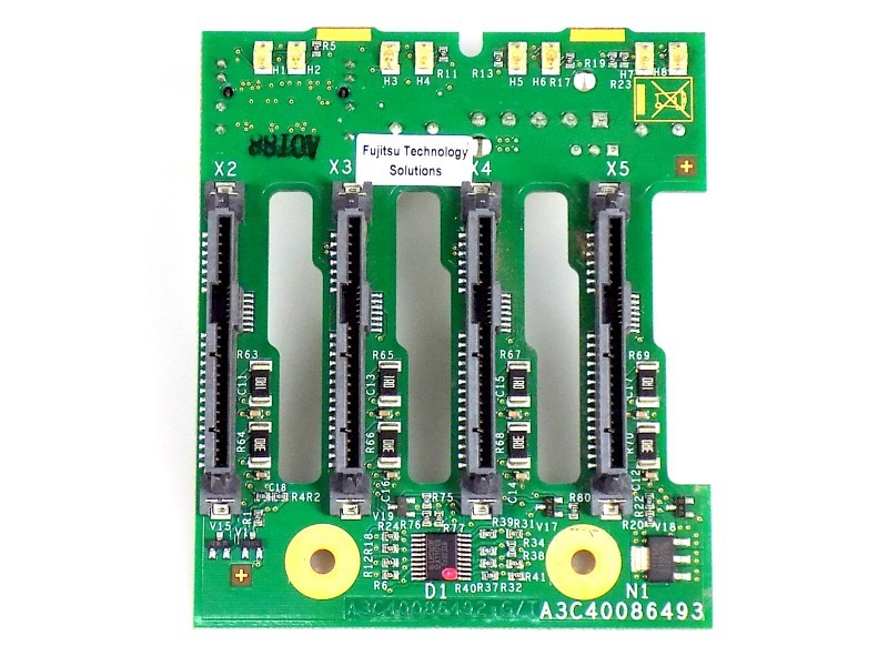 Fujitsu A3C40086493 Ersatzteil: SAS Backplane 4x 2.5 Zoll für Primergy TX150 S6
