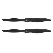 2 Pcs 10x5 Inch Propeller 2-Vane Blades Props for RC Airplane Aircraft, Black