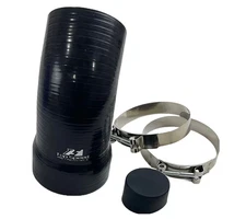 Porsche 996 & 997 Carrera C2 C4 Non-Turbo Upgrade Air Intake Box Hose Kit BLACK