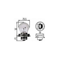 Hella GlüHlampe, Hauptscheinwerfer 8GA 008 899-061 Standard FüR