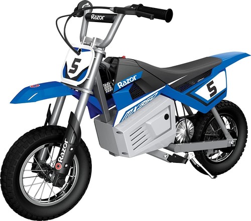 New! BLUE MX350 SEAT FAIRING Gas Tank Razor DIRT ROCKET DIRT BIKE 24V V37+ - Picture 3 of 3