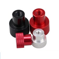 Aluminum Alloy Knurled Thumb Nuts Blind Hand Grip Knobs Hand Twist Nut Dia 12/16