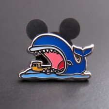Disney Pins Monstro Whale Pinocchio Tiny King...