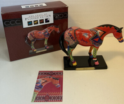 Trail of Painted Ponies MYSTIC 2010  1E/0,639 Manuel Salas Jr.  ceramic EUC box