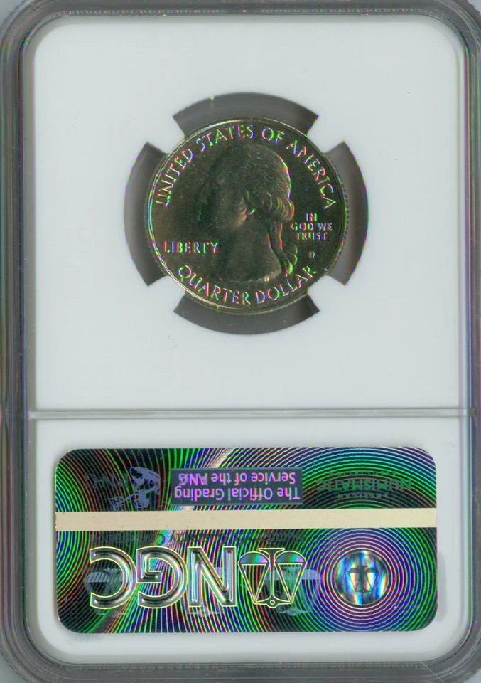 2016 D CUMBERLAND GAP QUARTER NGC MS67 MAC PL PQ 2ND FINEST GRADE SPOTLESS .  - Image 4 of 4