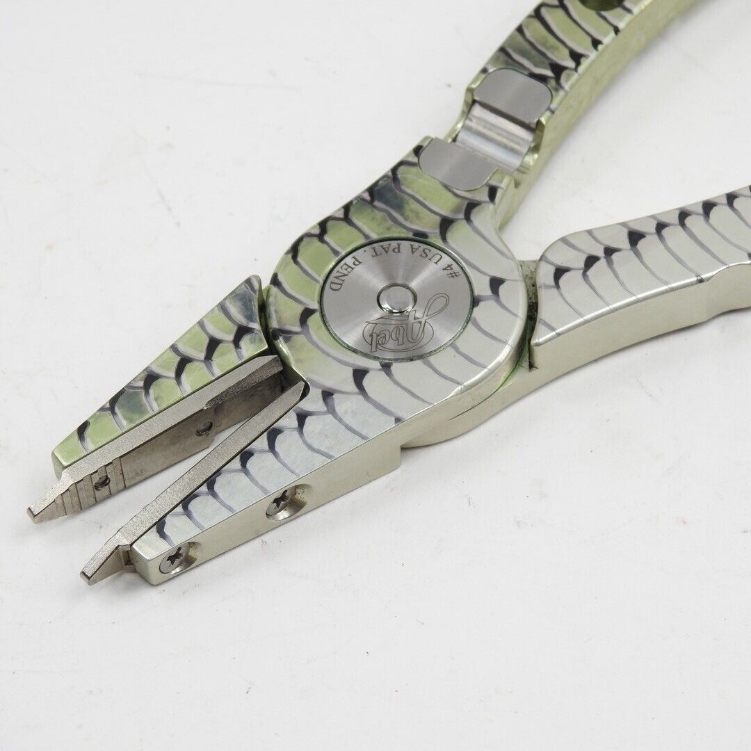 Abel No. 4 Fly Fishing Pliers. Bonefish Pattern. W/ Leather Abel No. 4 Fly Fishing Pliers. Bonefish Pattern. W/ Leather