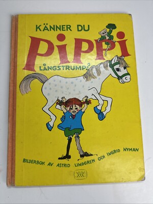 KANNER DU PIPPI LANGSTRUMP By Astrid Lindgren - Hardcover