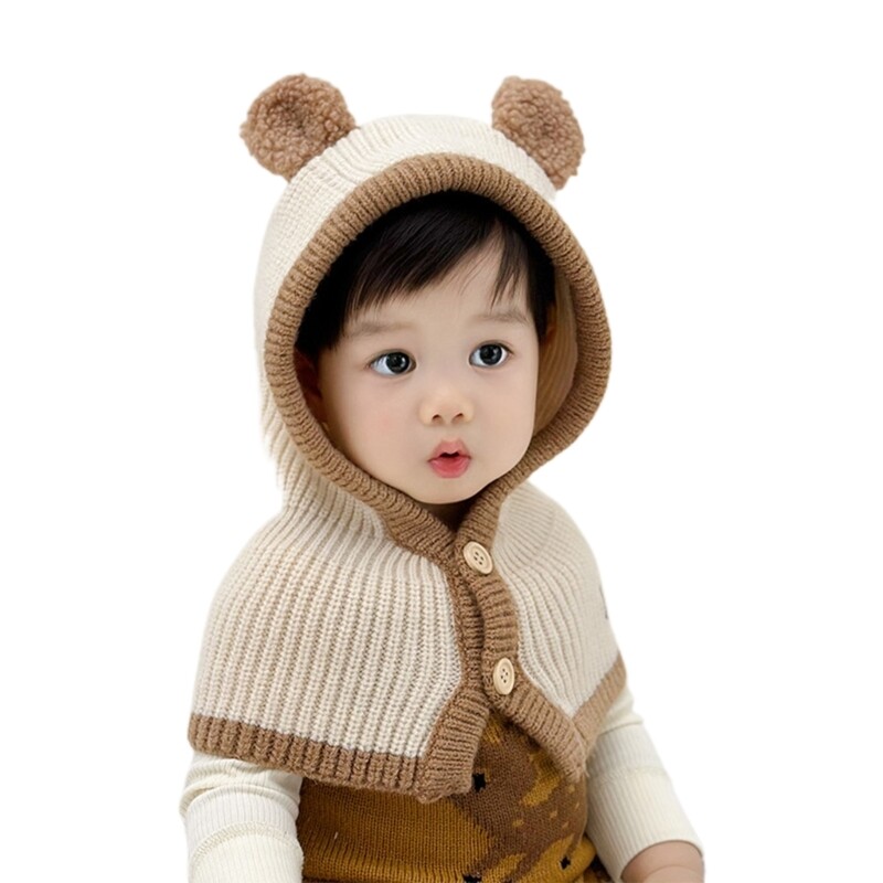 Thicked Warm Solid Color Lovely Infant Baby Ear Protections