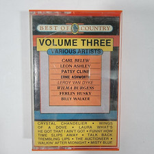 Best of Country Volume Three Various Artists Music Cassette