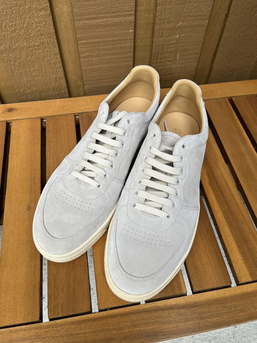 Baskets Basses Brunello Cucinelli En Daim Gris - Pointure 43 (US 10) - Luxe Italien Neuf Sans Emballage