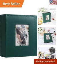 Customizable 4x6 Photo Album with Window - 200 Pockets for Cherished Memories