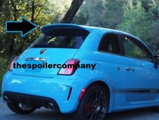 Spoiler For Fiat 500 2012-2017 Abarth Style Rear Roof Unpainted Primer New