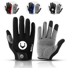 Men Full Finger Cycling Touch Screen Gloves Bicycle Anti-Slip Road Riding Gloves
