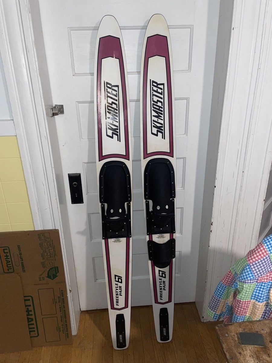 Vintage SKI MASTER FREESTYLE 67 WATER Skis Pair EXCELLENT 