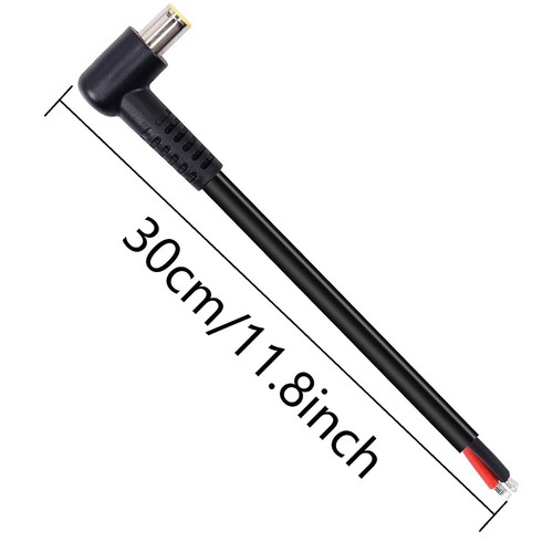 DC Power Cable 90 Degree Angle 7.9mm x 5.5mm 8mm Male Solar Wire Supply Repair - Picture 10 of 11